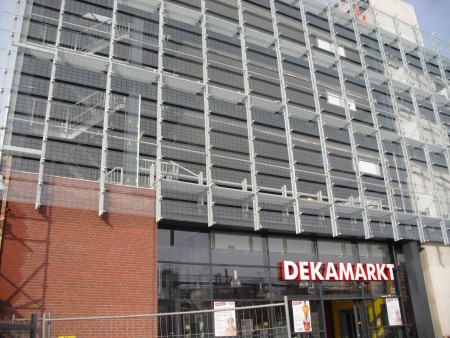Montage glaslamellen Dekamarkt Zaanstad